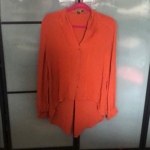 Burnt orange blouse